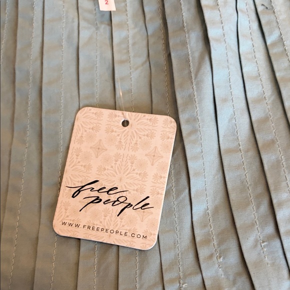 Free people  A-Line Skirt in Light Blue NWT size 2 - Picture 2 of 5